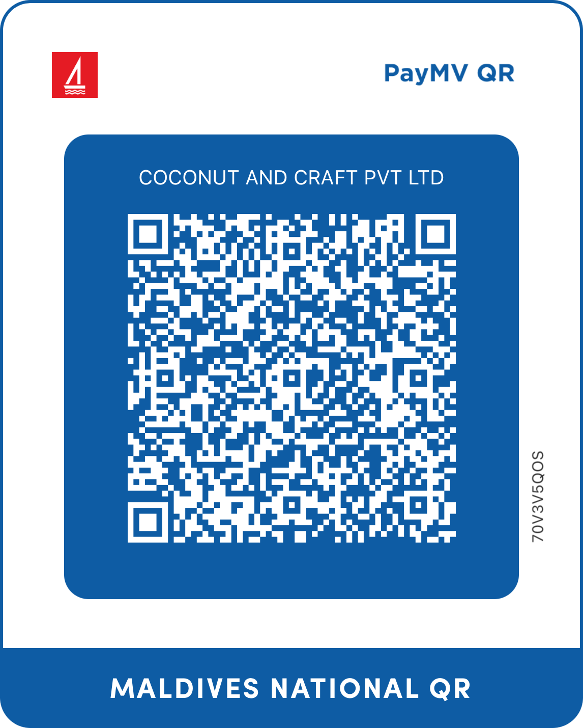 Coconut and Craft USD payment QR
